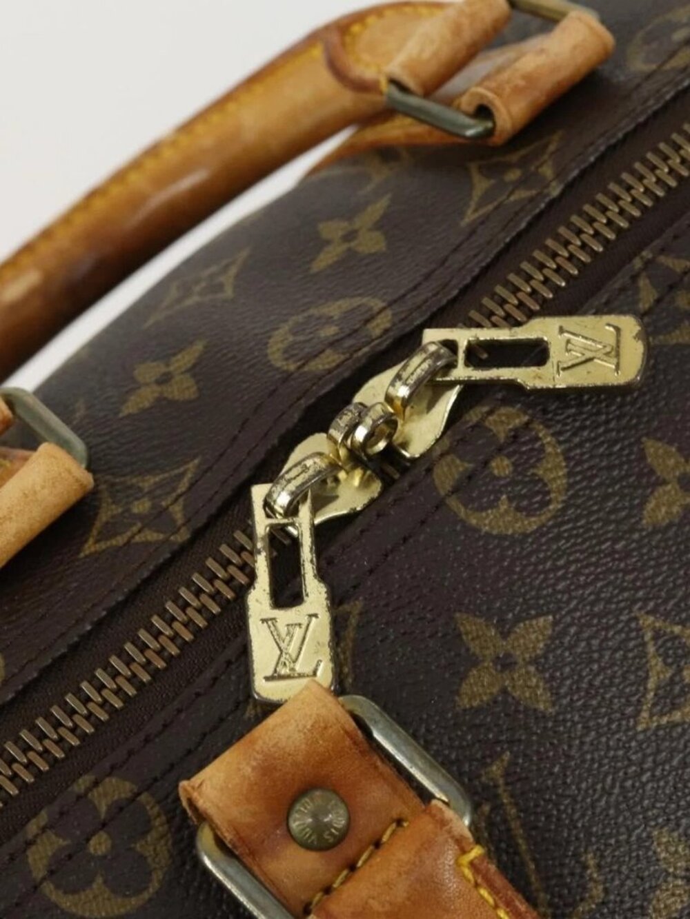 LOUIS VUITTON Monogram Keepall 45 Boston Bag M41428 LV Auth 158284 - Picture 11 of 16